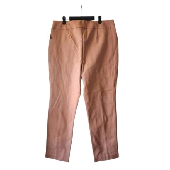 NWT Chico's Juliet So Slimming Pull On Tan Stretch Ankle Straight Leg Pants XL - Picture 2 of 8